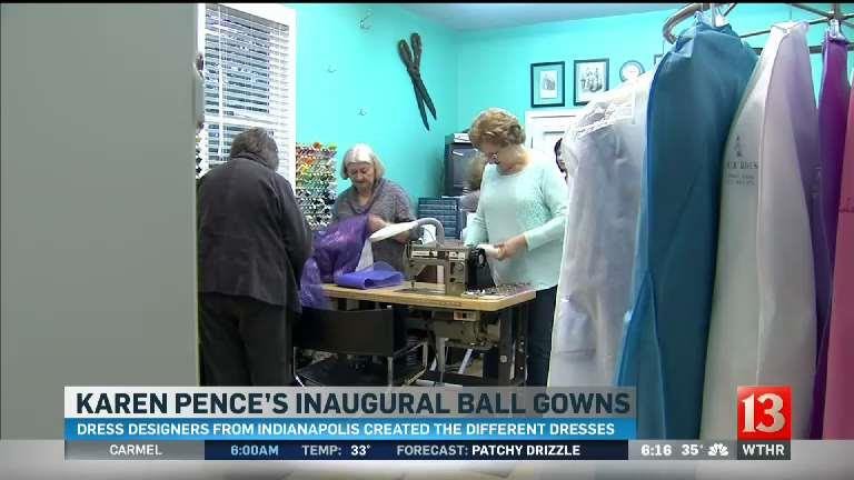 Karen Pence inauguration dresses