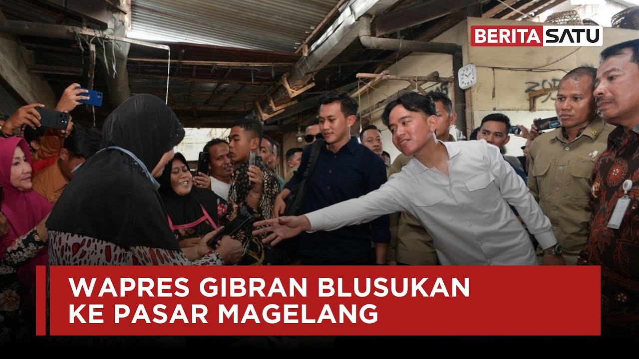 Wapres Gibran Blusukan ke Pasar Magelang | Beritasatu