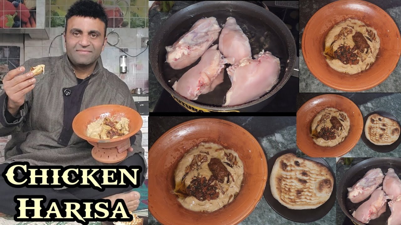 Chicken Harisa_ Zafrani  Winter Delicacy Of Kashmir | Ye Chicken Harisa Bahut Tasty Bana
