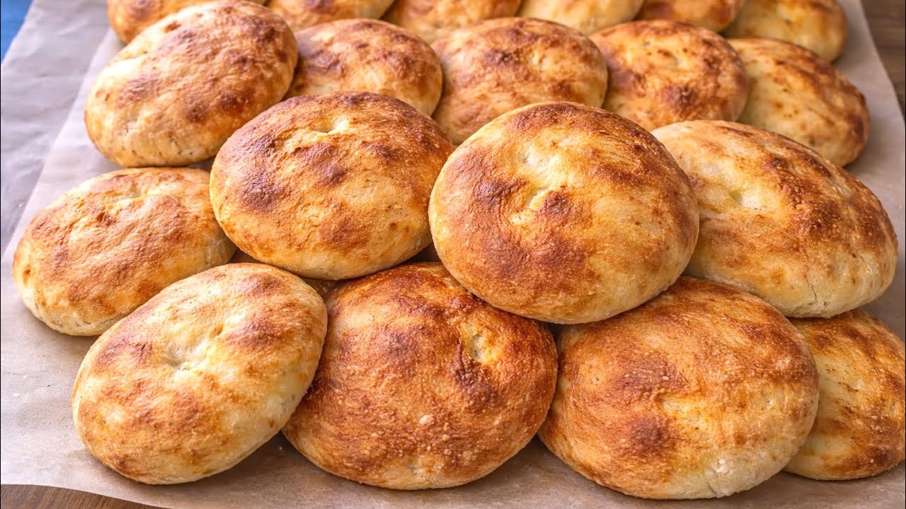 PİTA EKMEĞİ TARİFİ/TAM ÖLÇÜLÜ BALON GİBİ KABARAN EKMEK🫓 PÜF NOKTALARIYLA❗️