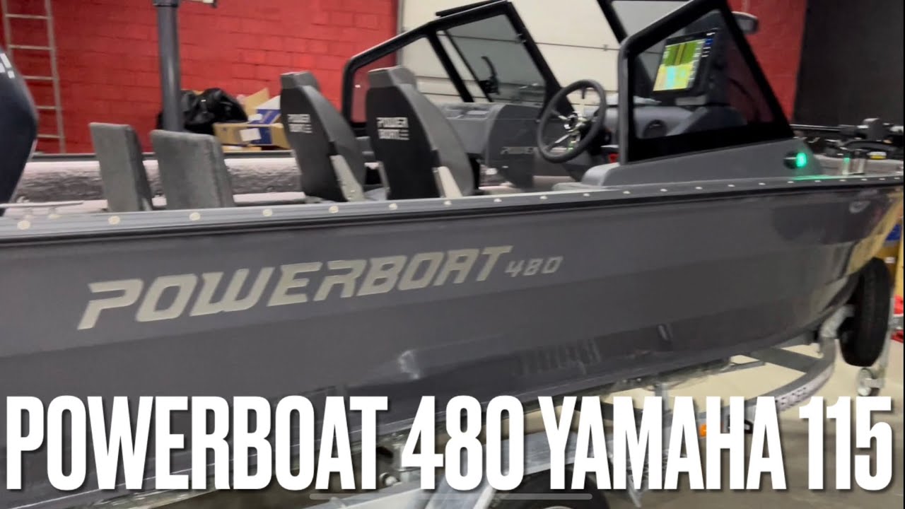 Лодка POWERBOAT 480 + мотор Yamaha 115. Обзор комплектации и технические характеристики