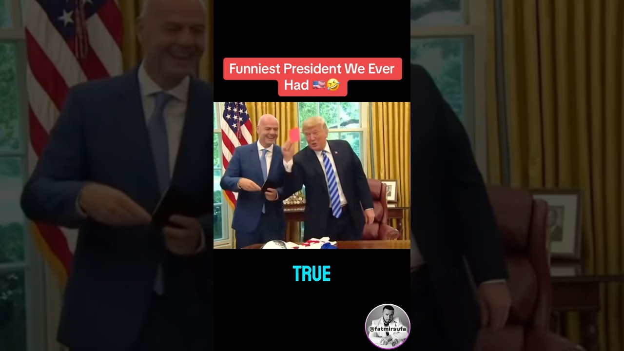 Donald Trump throws the red card!🫡😂 