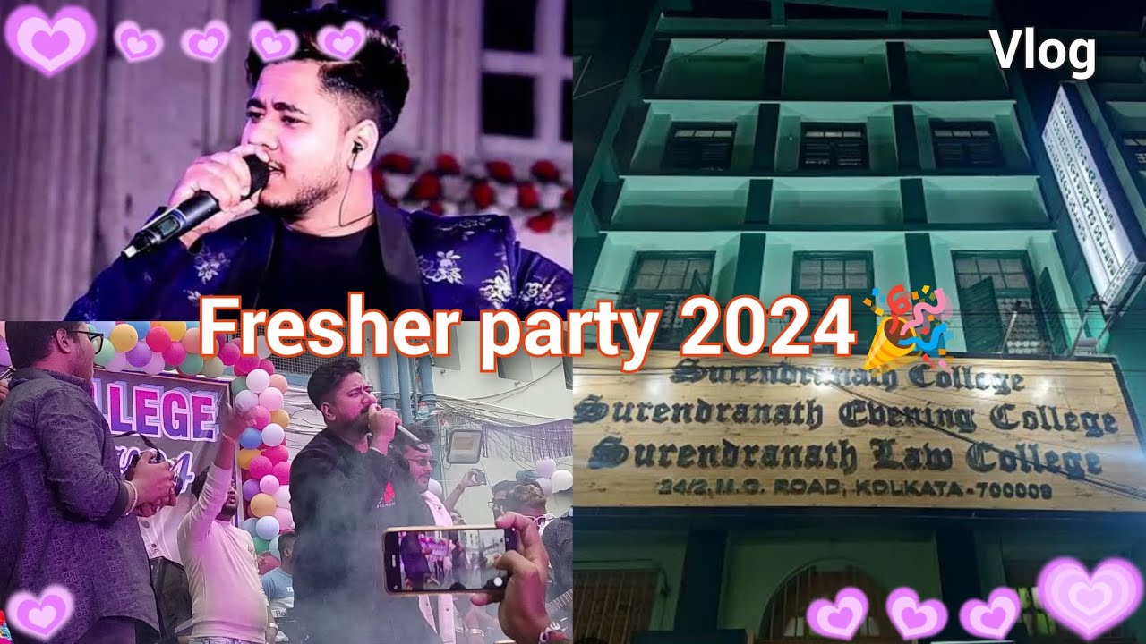 Surendronath college fresher party te Kunal halder// saregamapar singer//