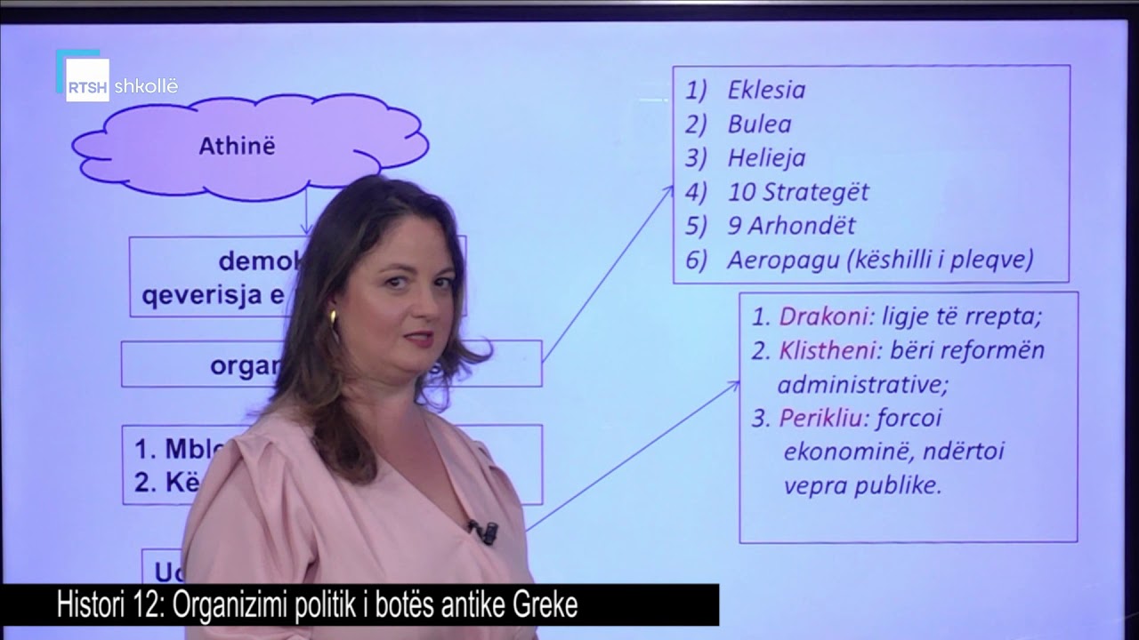 Histori 12 - Organizimi politik i botës antike Greke