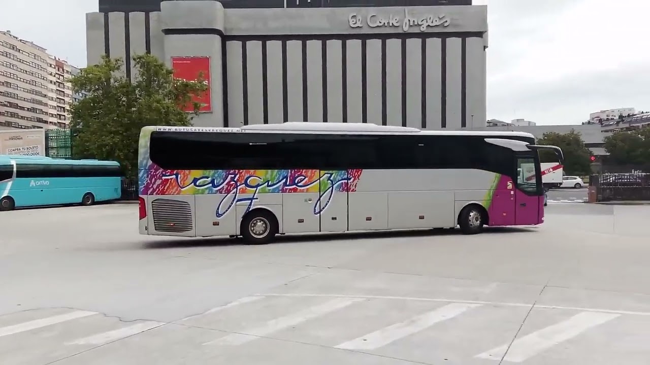 Autobuses en A Coruña.