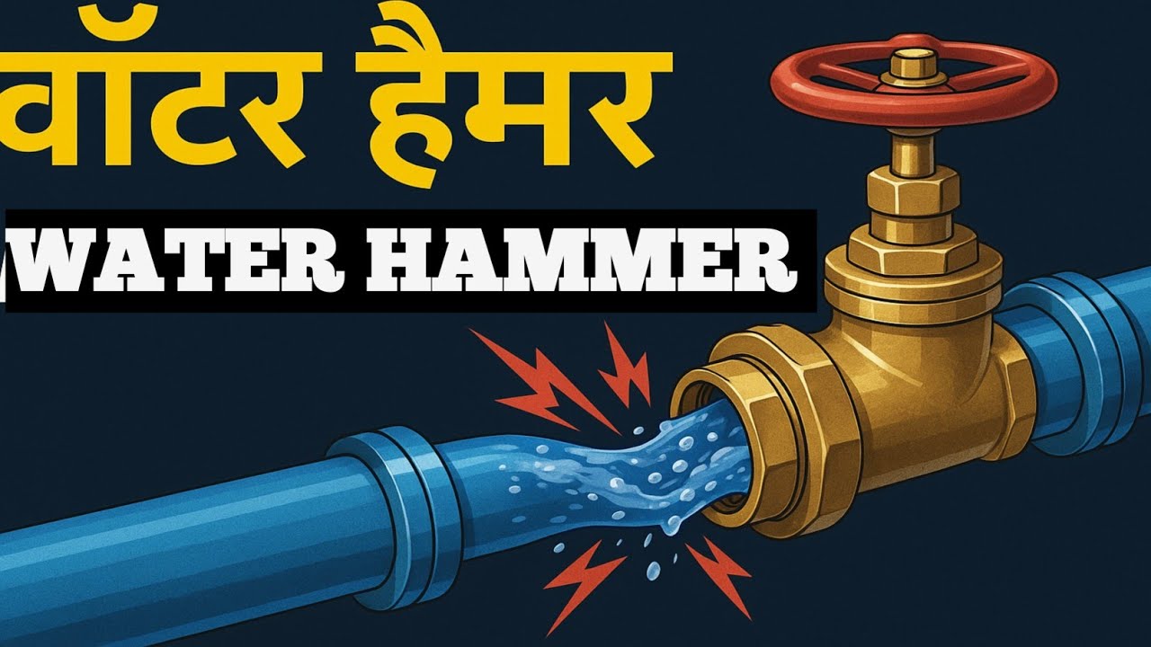 Water hammer. Water hammer in pipe. Water hammer in fluid mechanics. Jal aghat#mechjoy# mechzone 