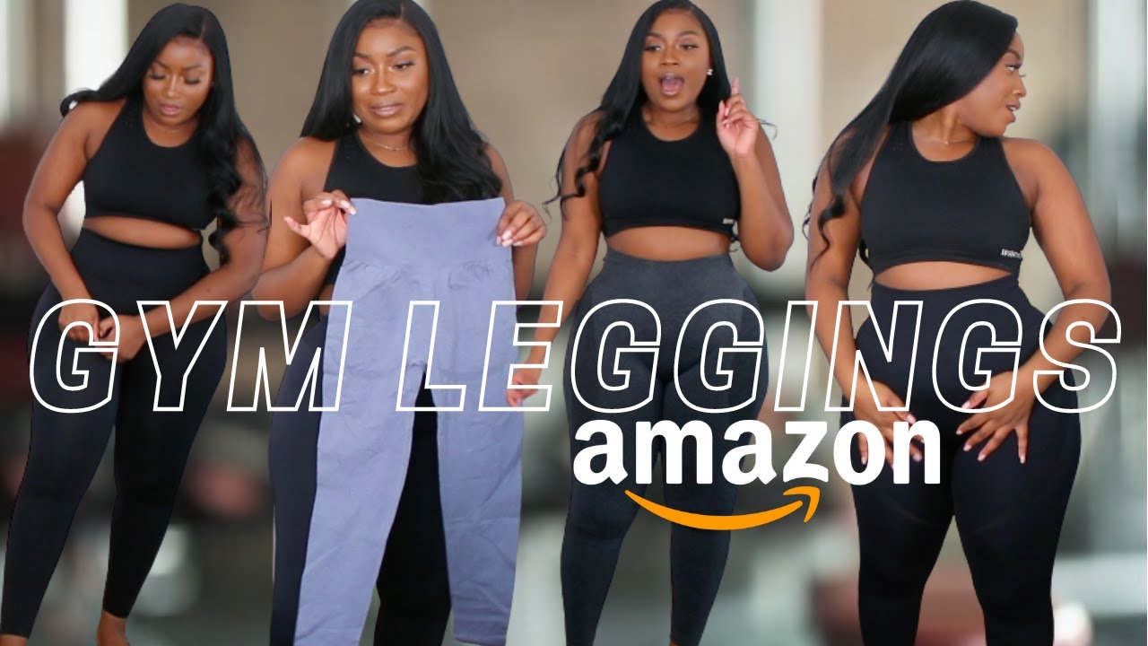 Trying Amazon Gym Workout Leggings | GYMSHARK DUPES