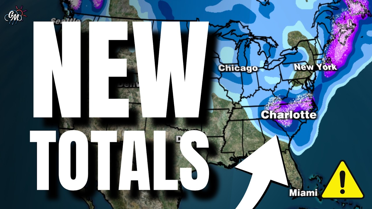NEW SNOW TOTALS Show MASSIVE Numbers