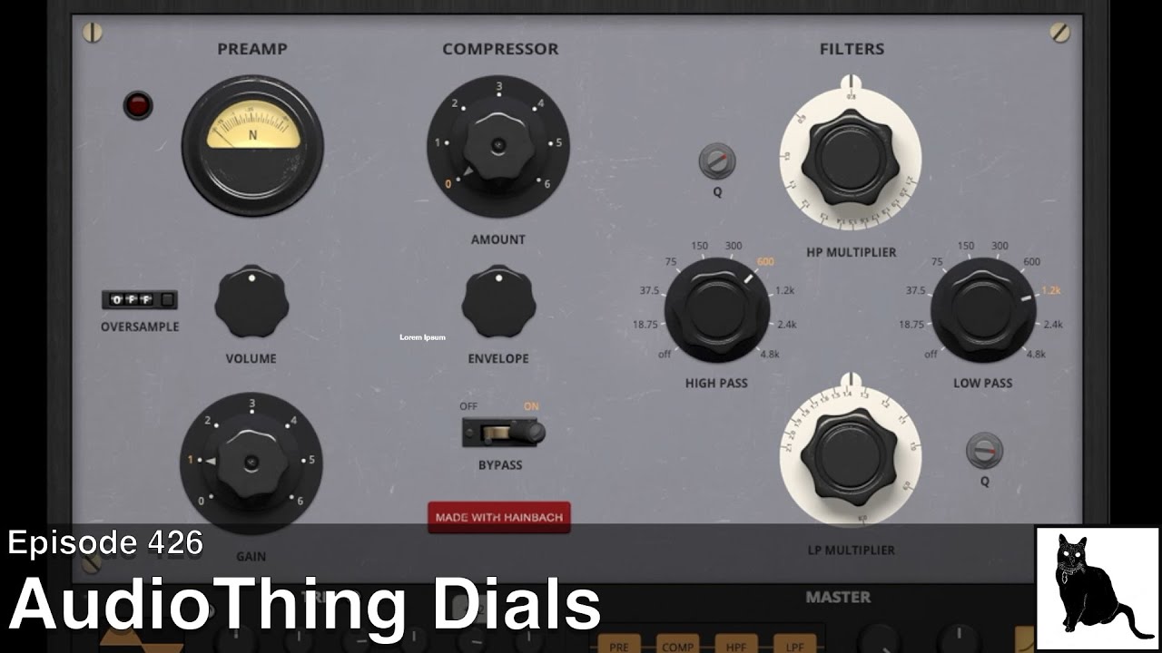 Dials: Vintage test-equipment channel strip from AudioThing and Hainbach