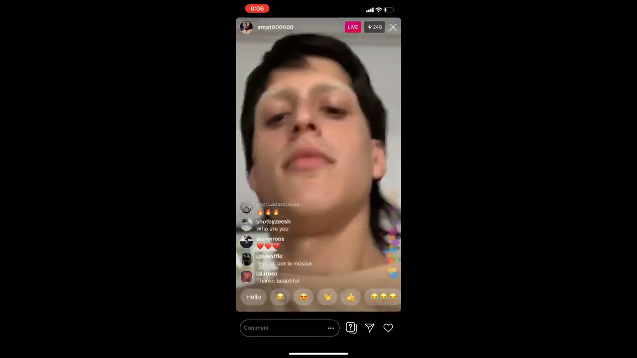 Arca playing new music on instagram live 15.04.2019