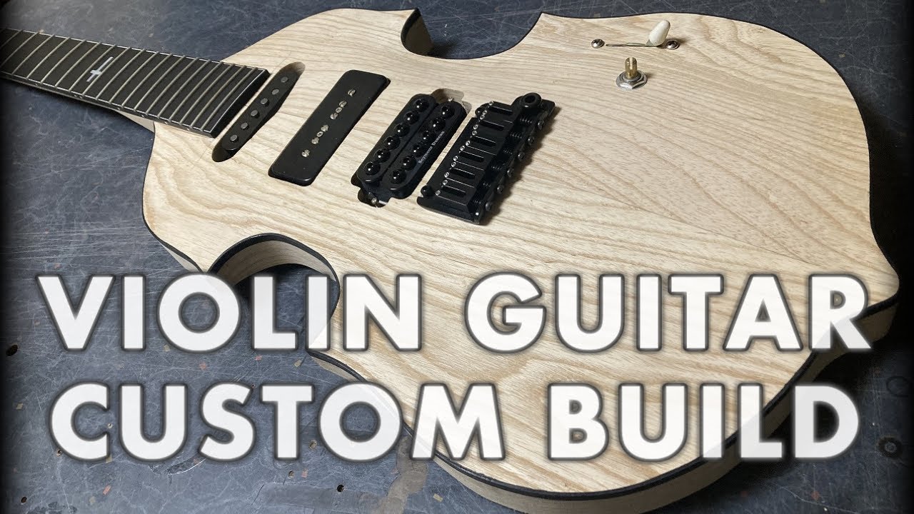 【ギター製作】バイオリンギターを作ります【18本目】Building Electric Guitar