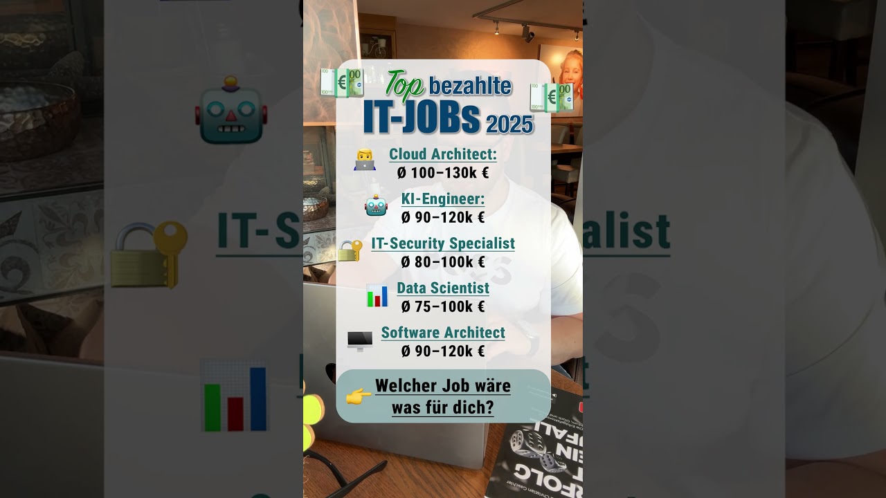 💸 Top 5 bestbezahlte IT-Jobs 2025 &ndash; bis zu 130.000 &euro; Gehalt!
