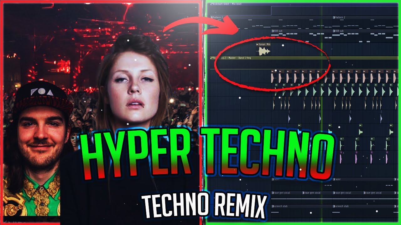 I Made A Hypertechno Remix From Scratch [FL Studio Tutorial]