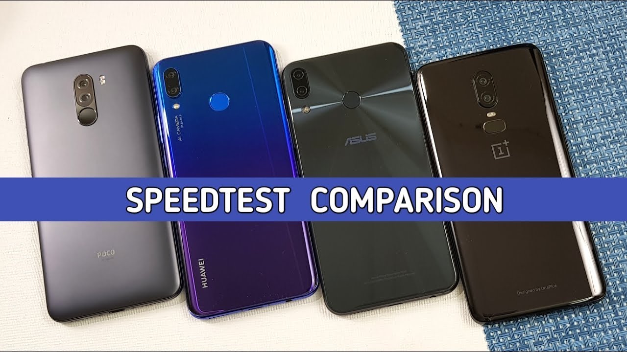 Poco F1 vs One Plus 6 vs Huawei Nova 3 vs Asus Zenfone 5Z Speed Test !