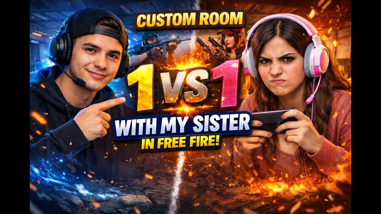 KYLOZ FF VS SISTER! 🥊 The ULTIMATE Free Fire 1v1 Showdown (Family Rivalry!)