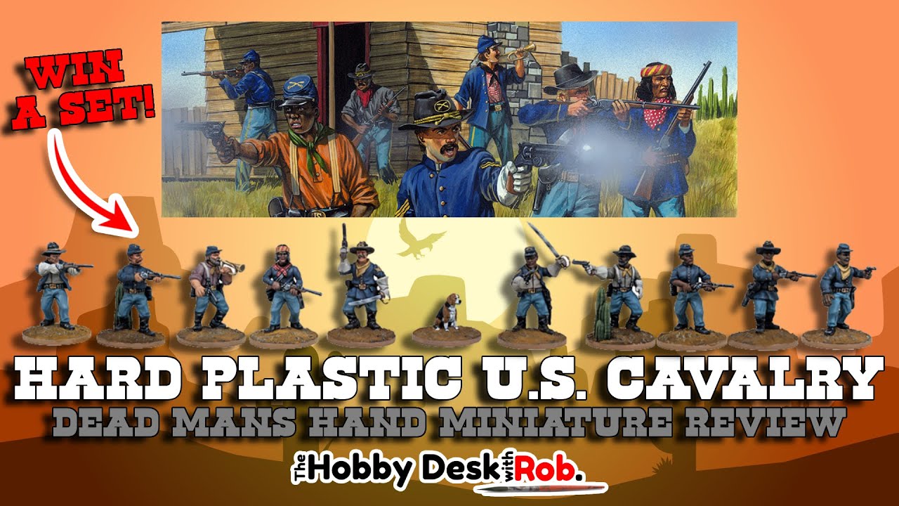 Hard Plastic U.S. Cavalry Miniatures Review for Dead Man's Hand from Great Escape Games!