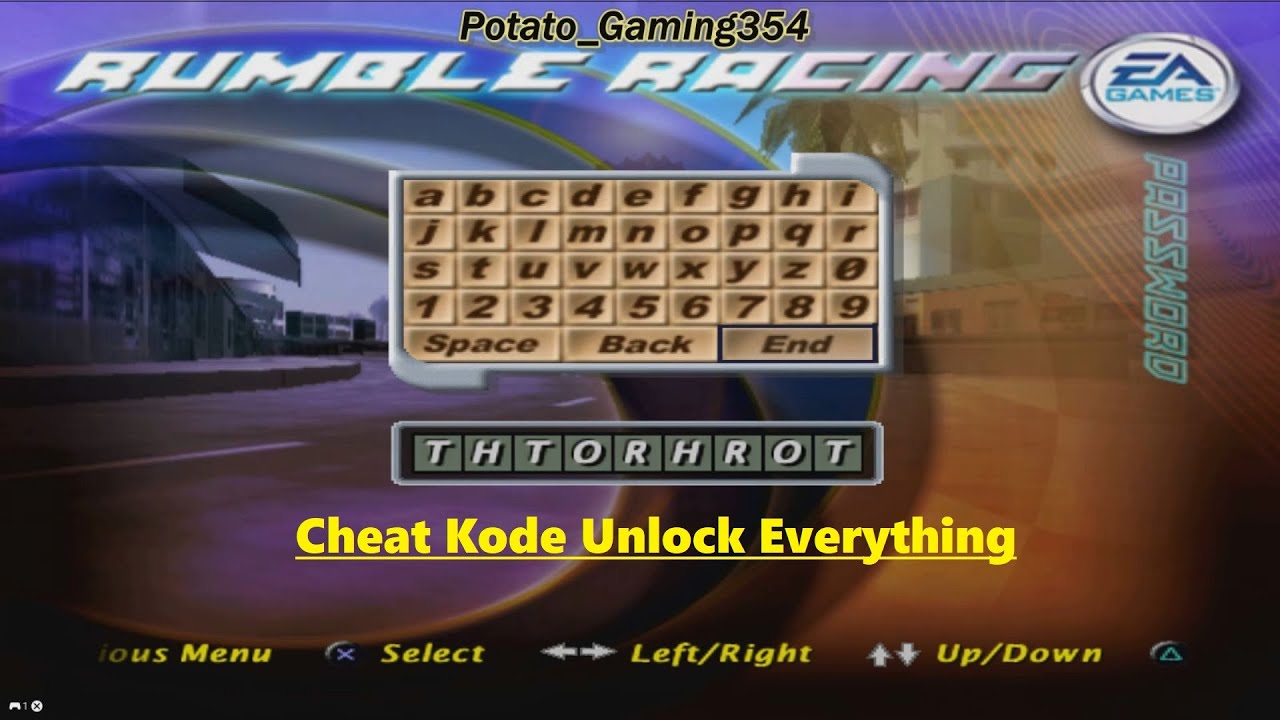 Rumble Racing PS2 Cheat All Everything HD