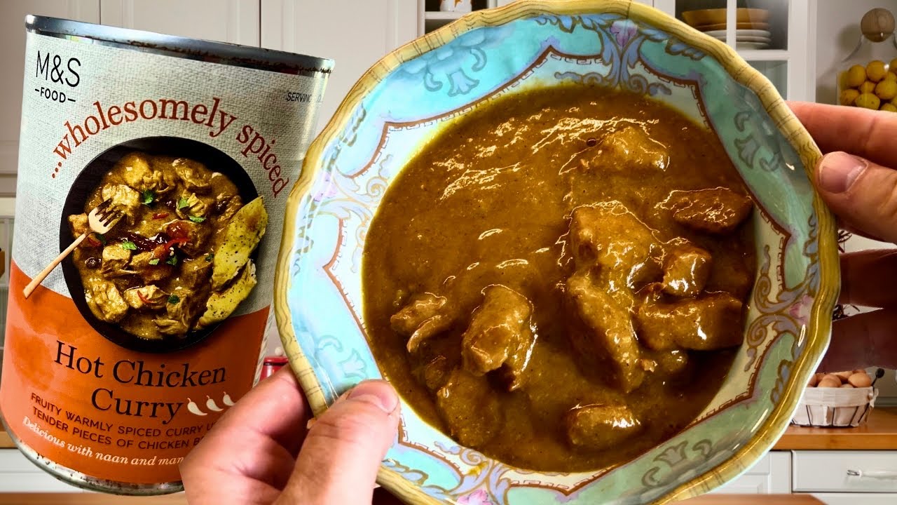 Can HOT Chicken Curry out of a Tin Really Be This Good? M&S FOOD REVIEW