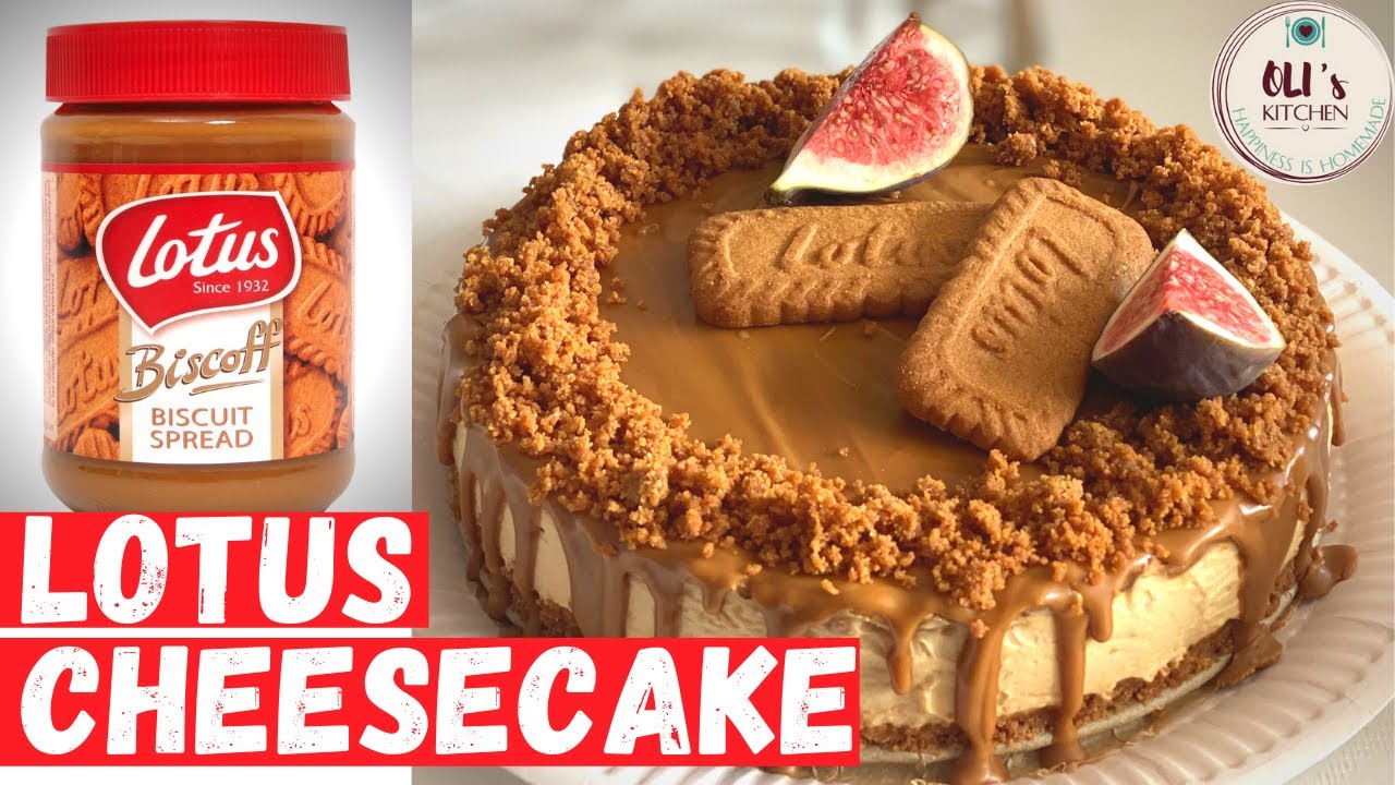 Reteta Lotus Cheesecake Fara Coacere - cu Biscuiti si Crema Speculoos de la Biscoff
