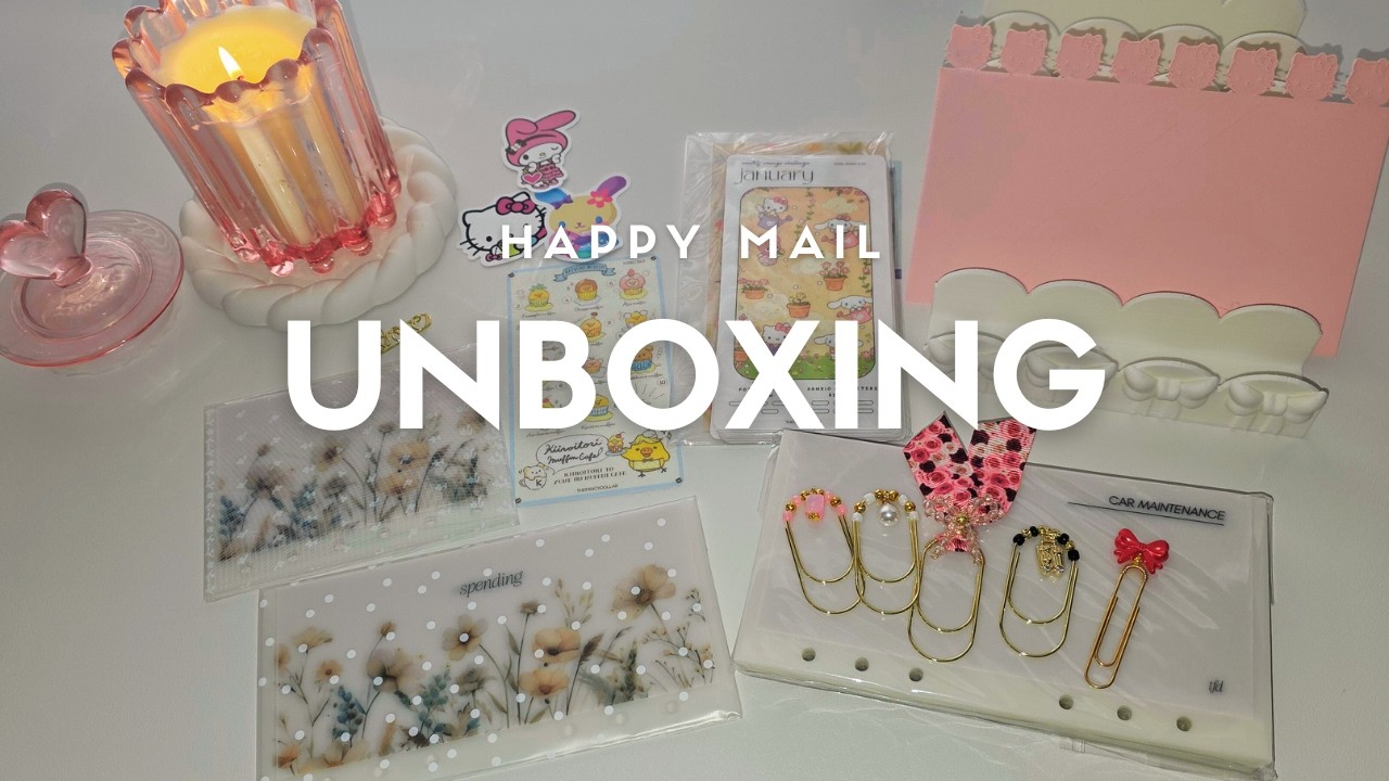 Happy Mail Unboxing 💌 | 2026 Binder Setup Prep | Cash Stuffing Community