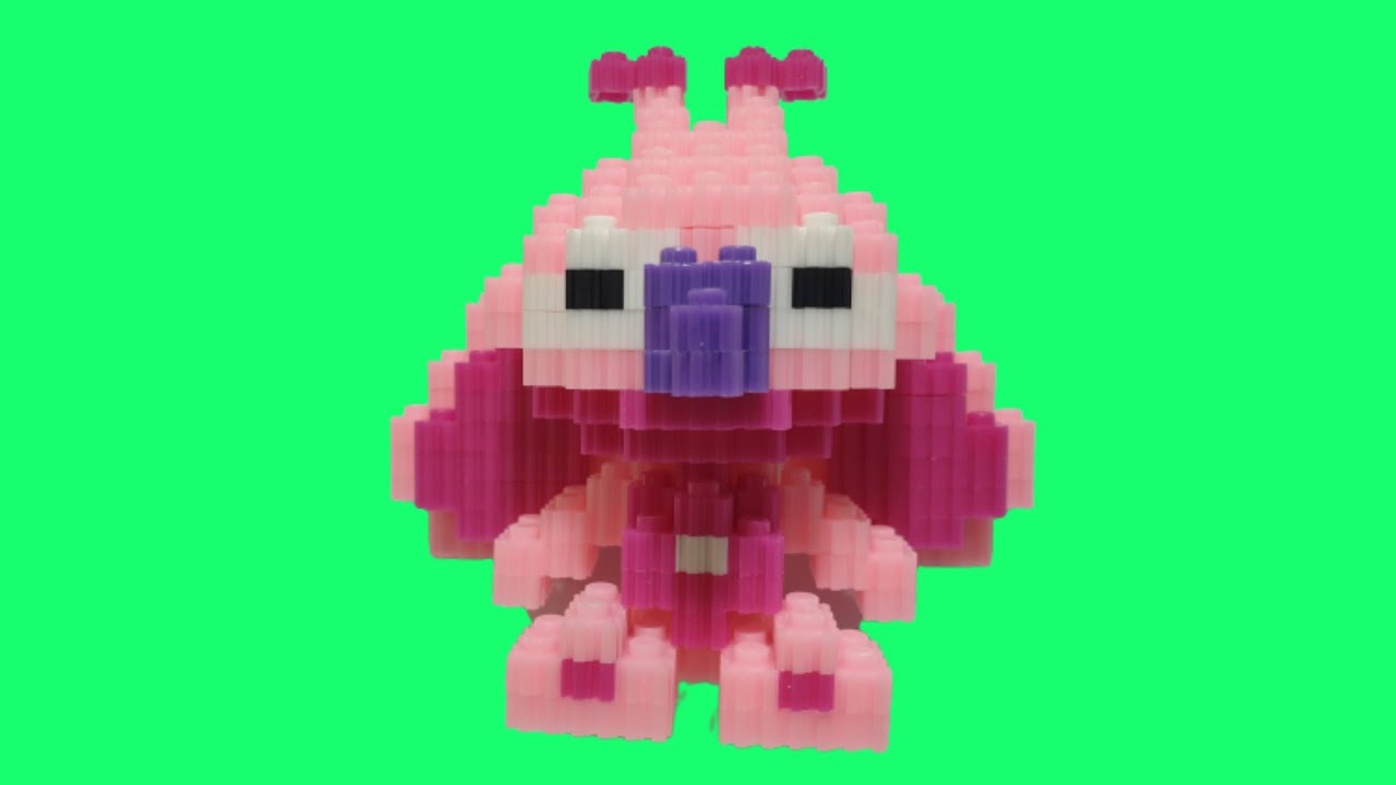 CÁCH XẾP LEGO STITCH HỒNG