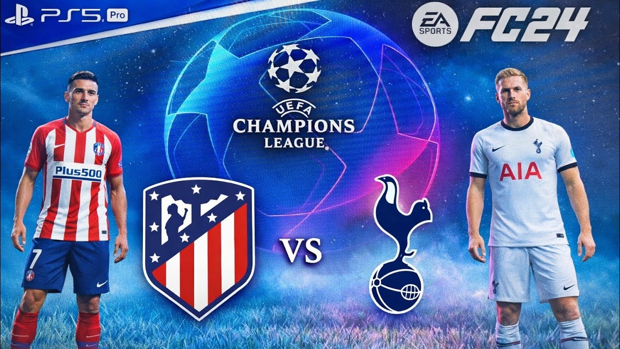 FC 24 - Atlètico Madrid vs. Tottenham- UEFA Champions league full match