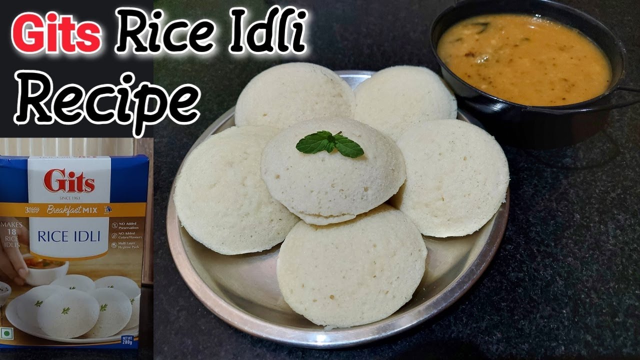 Gits Rice Idli Mix Recipe in Hindi | Gits Instant Idli Recipe | How to make Gits Rice Idli