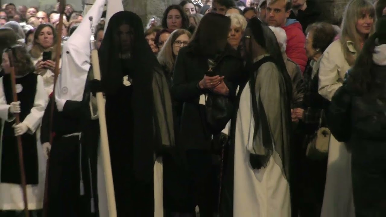 SEMANA  SANTA  2025  JACA  PROCESIÓN  DEL  ENCUENTRO  14  ABRIL  2025