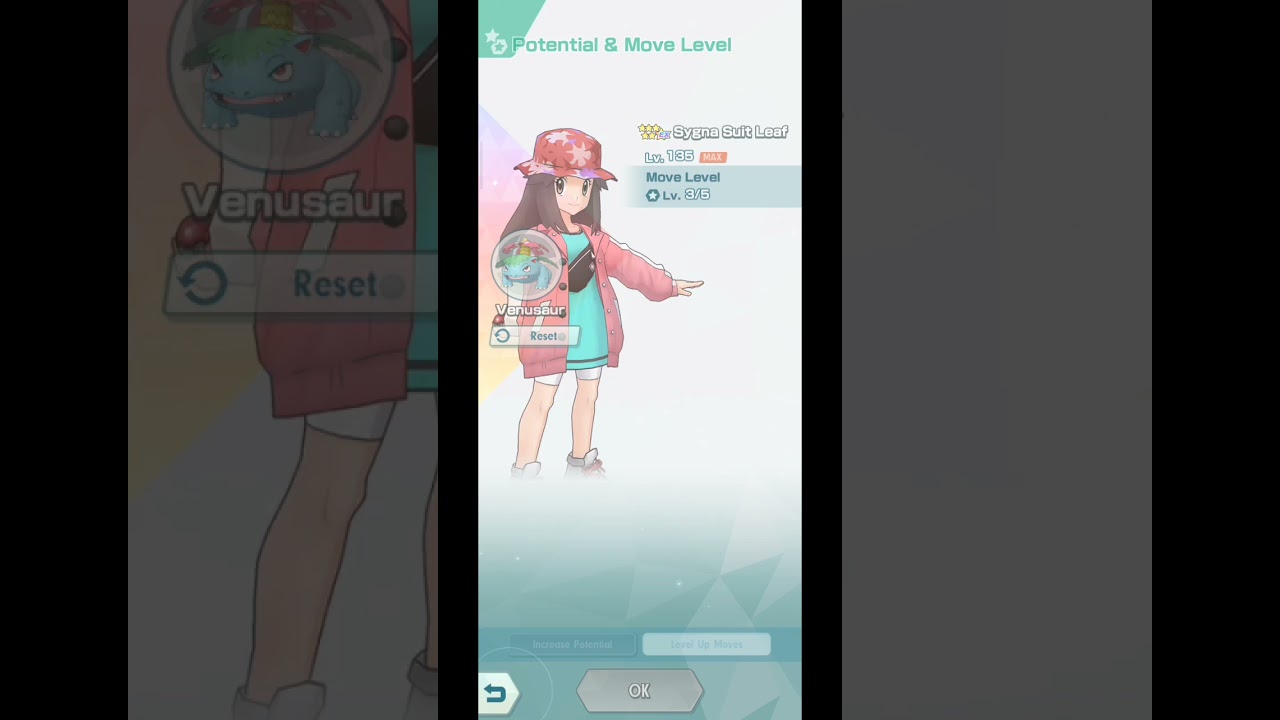Pokemon Masters Ex Sygna Suit Leaf 3/5 and Sync Grid