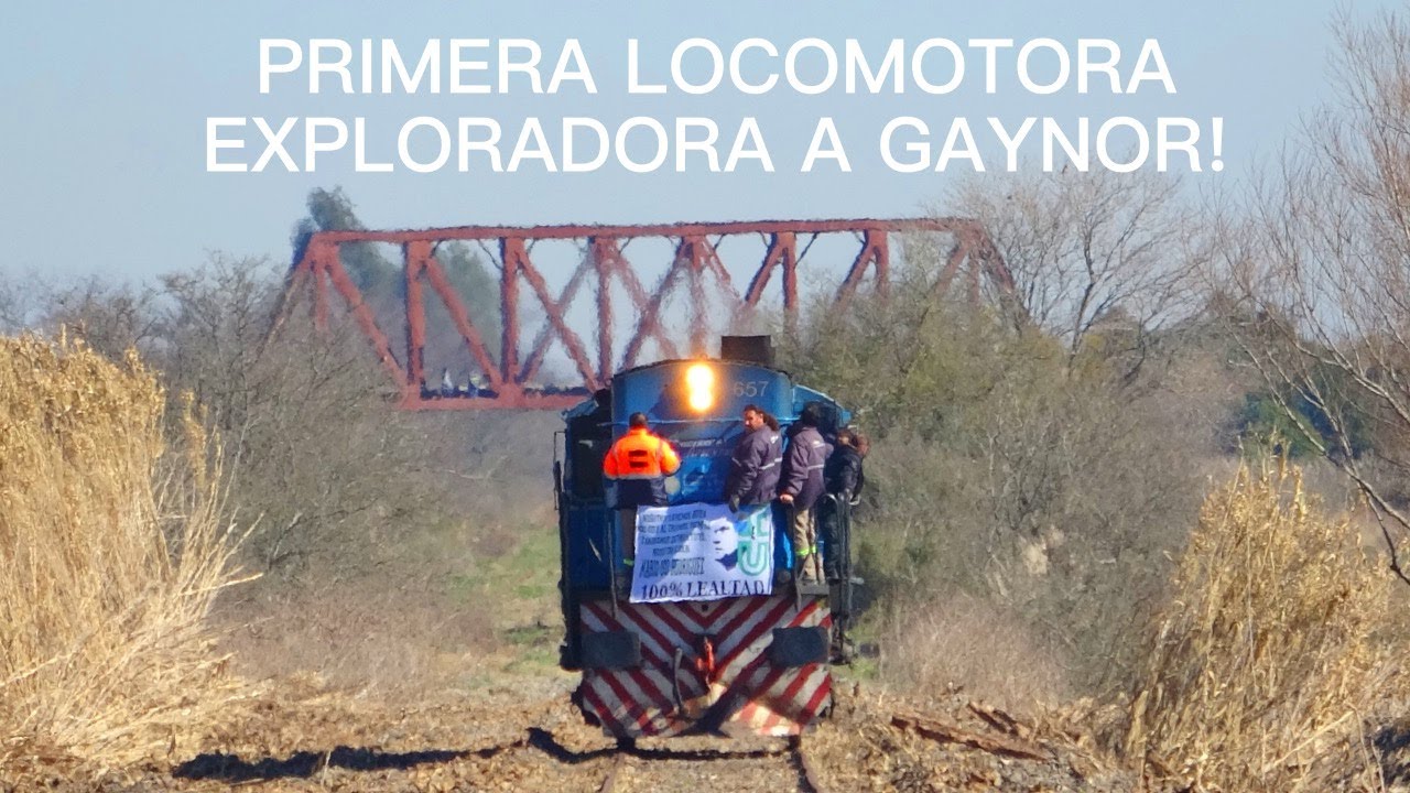 Primera Locomotora Exploradora entre Capilla y Diego Gaynor! Tren San Antonio de Areco