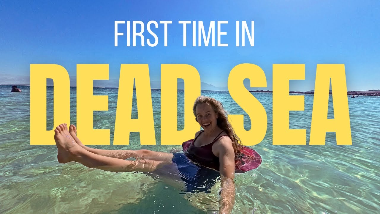 My First Time Ever Swimming in the Dead Sea after Living in Israel for 7 years!!!!!!