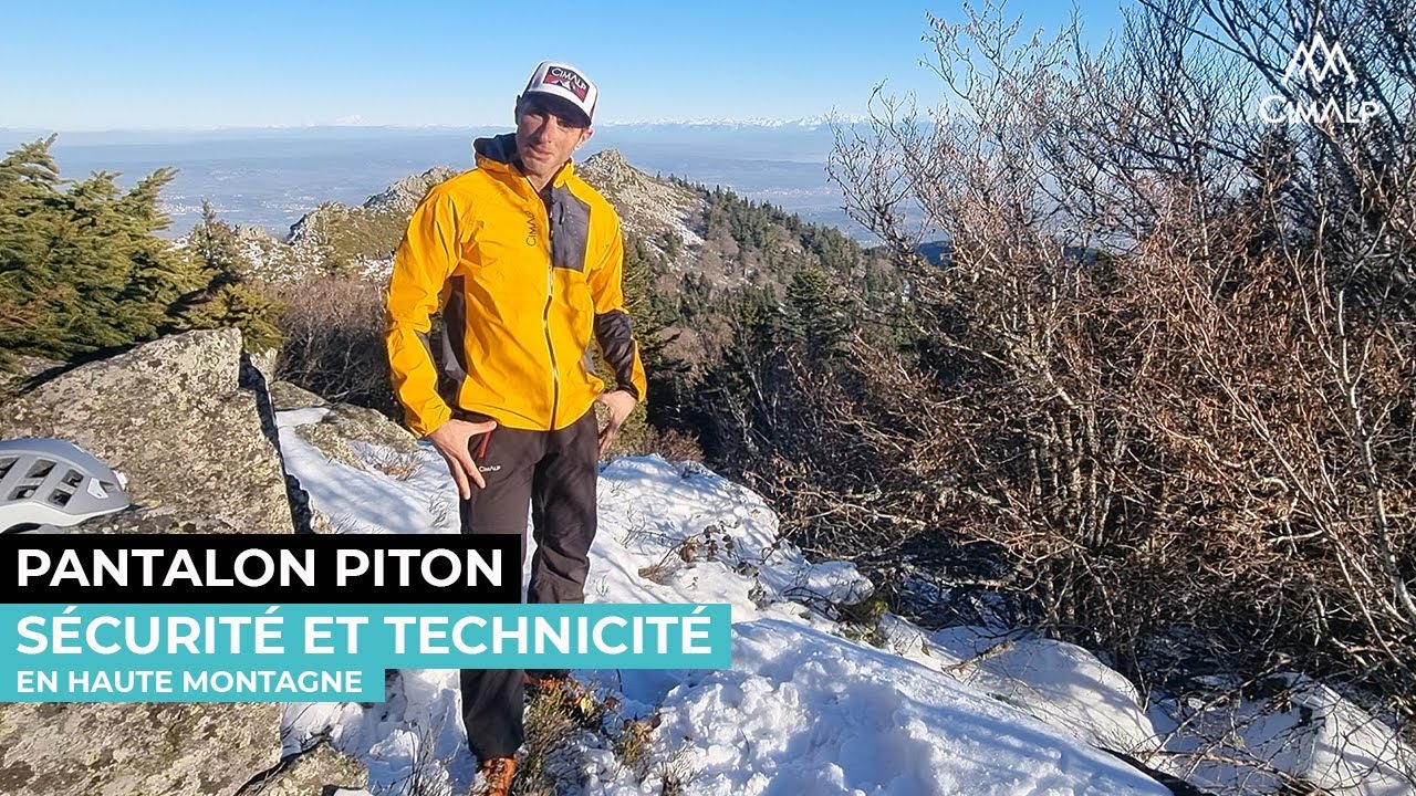 Pantalon Piton, sécurité et technicité en haute montagne