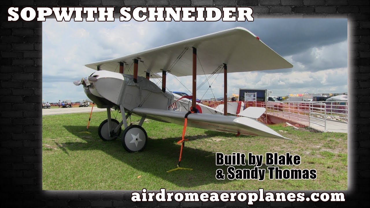 Sopwith Schneider, Sopwith Tabloid, Airdrome Aeroplanes, Sandy & Blake Thomas, builders, pilots.