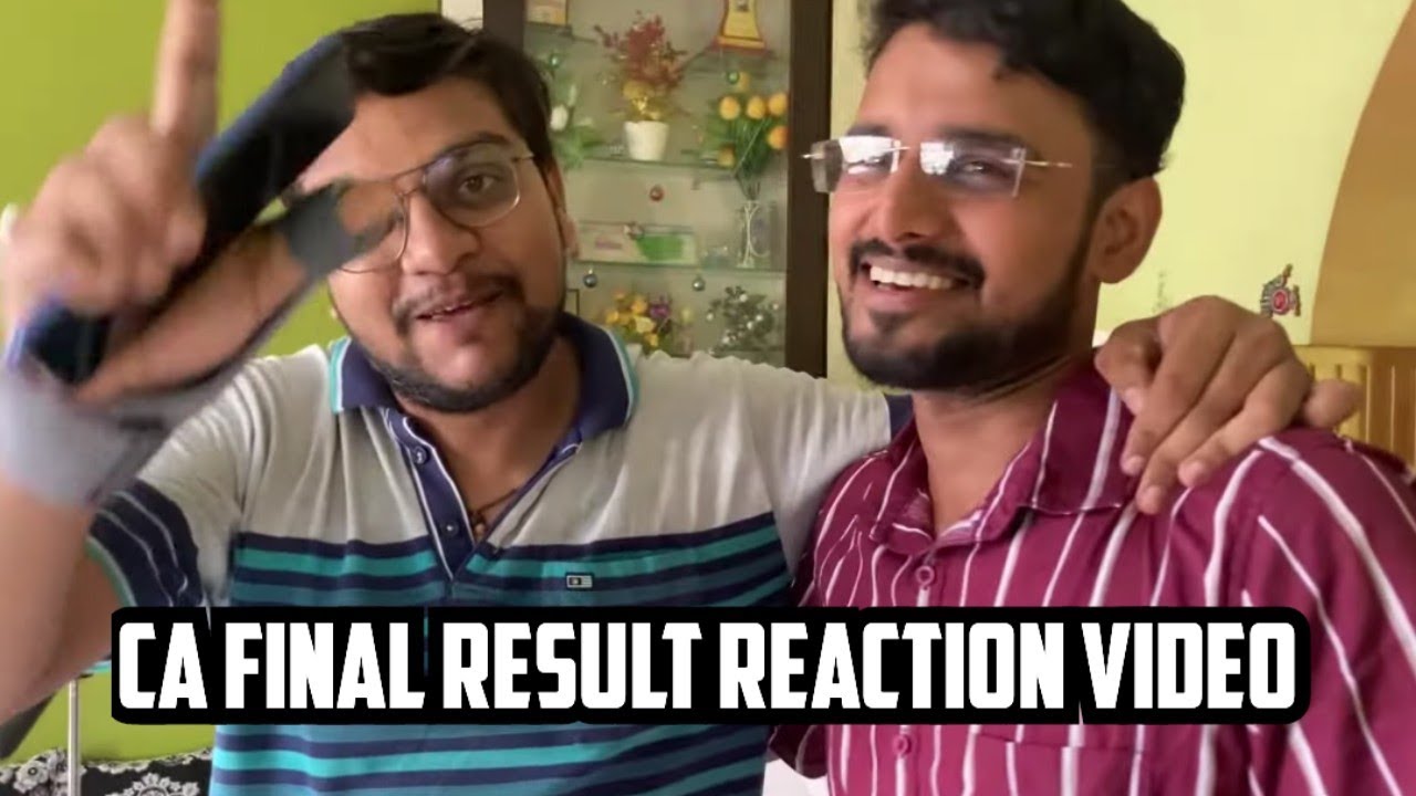 CA Final Result Reaction Video  | CA Final Result Today 2025 | CA Result Today Reaction Video