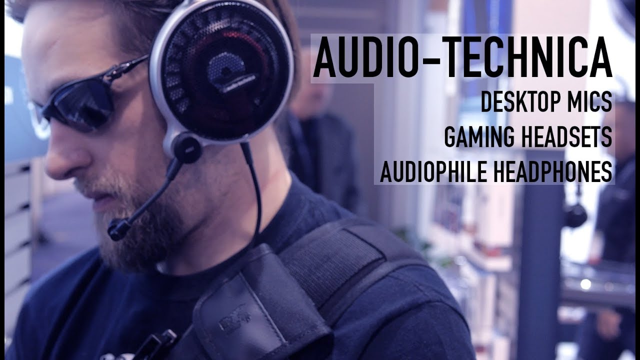 Audio-Technica: Gaming Headsets, Audiophile Headphones, & Desktop Mics | CES 2014