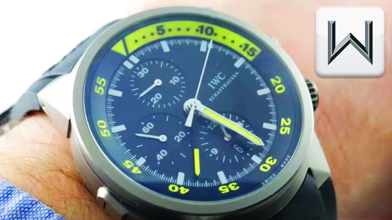 IWC Aquatimer Split-Minute Chronograph (IW3723-04) Luxury Watch Review