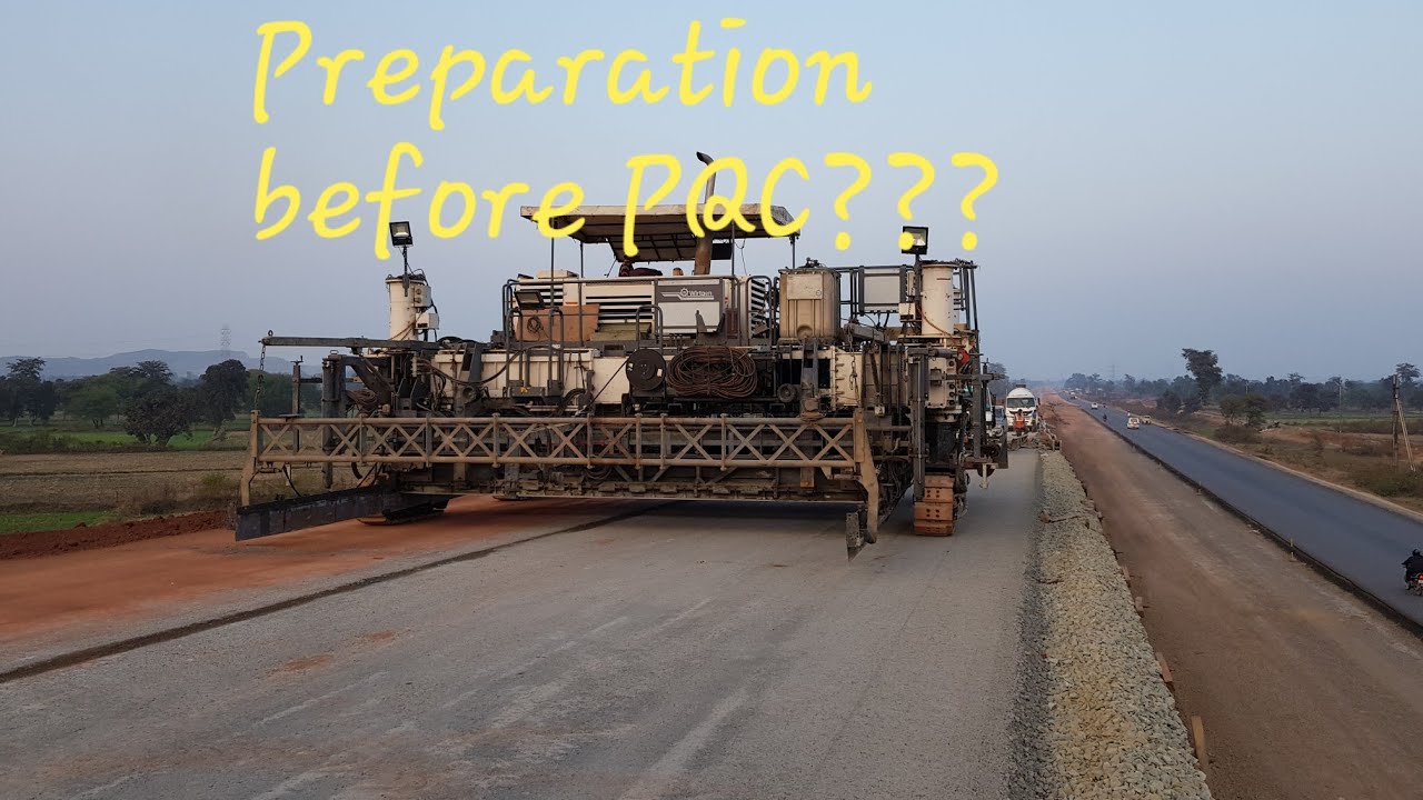 Rigid Pavement/PQC preparation before concrete laying..