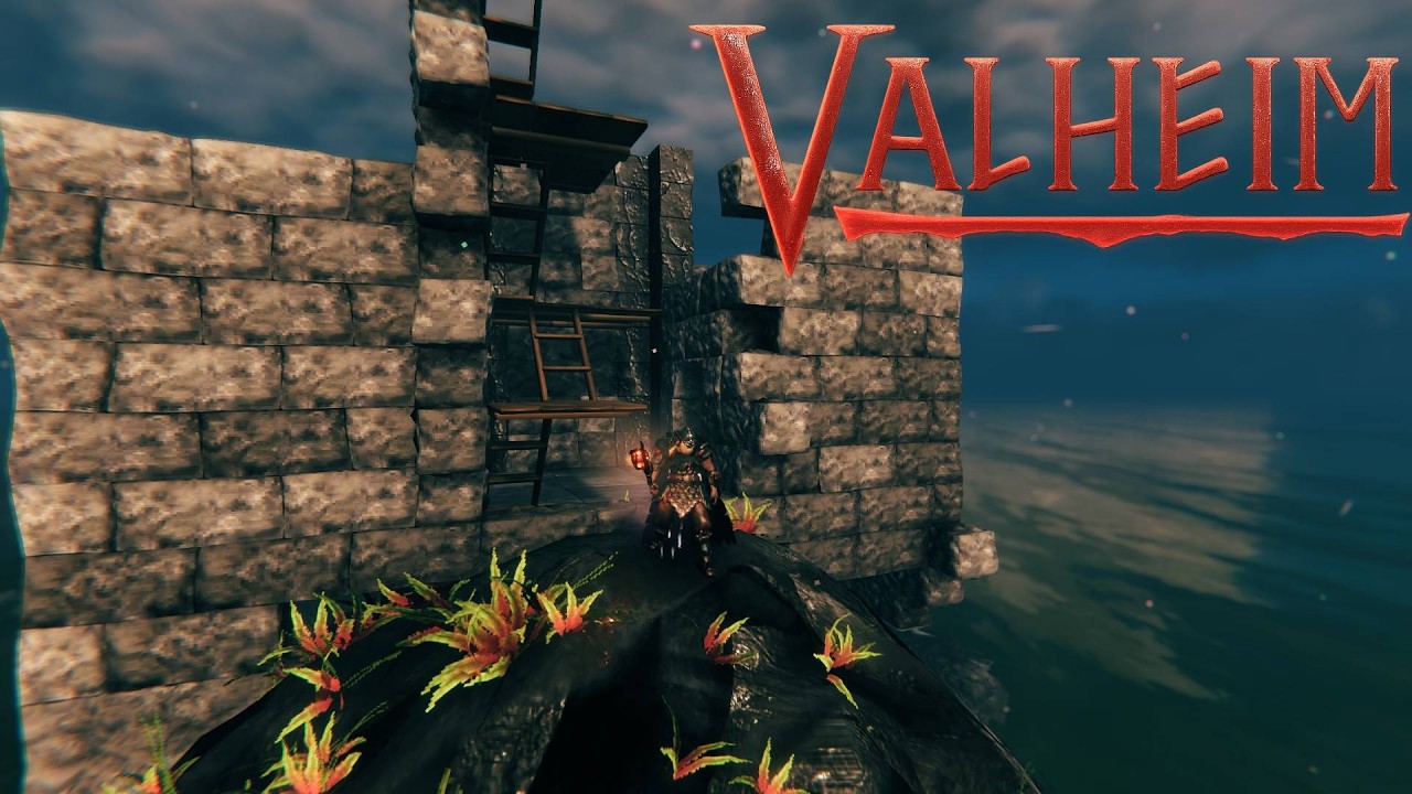 Valheim Folge 151 | Steinmauern im Ozean – Wasser Vorposten wächst