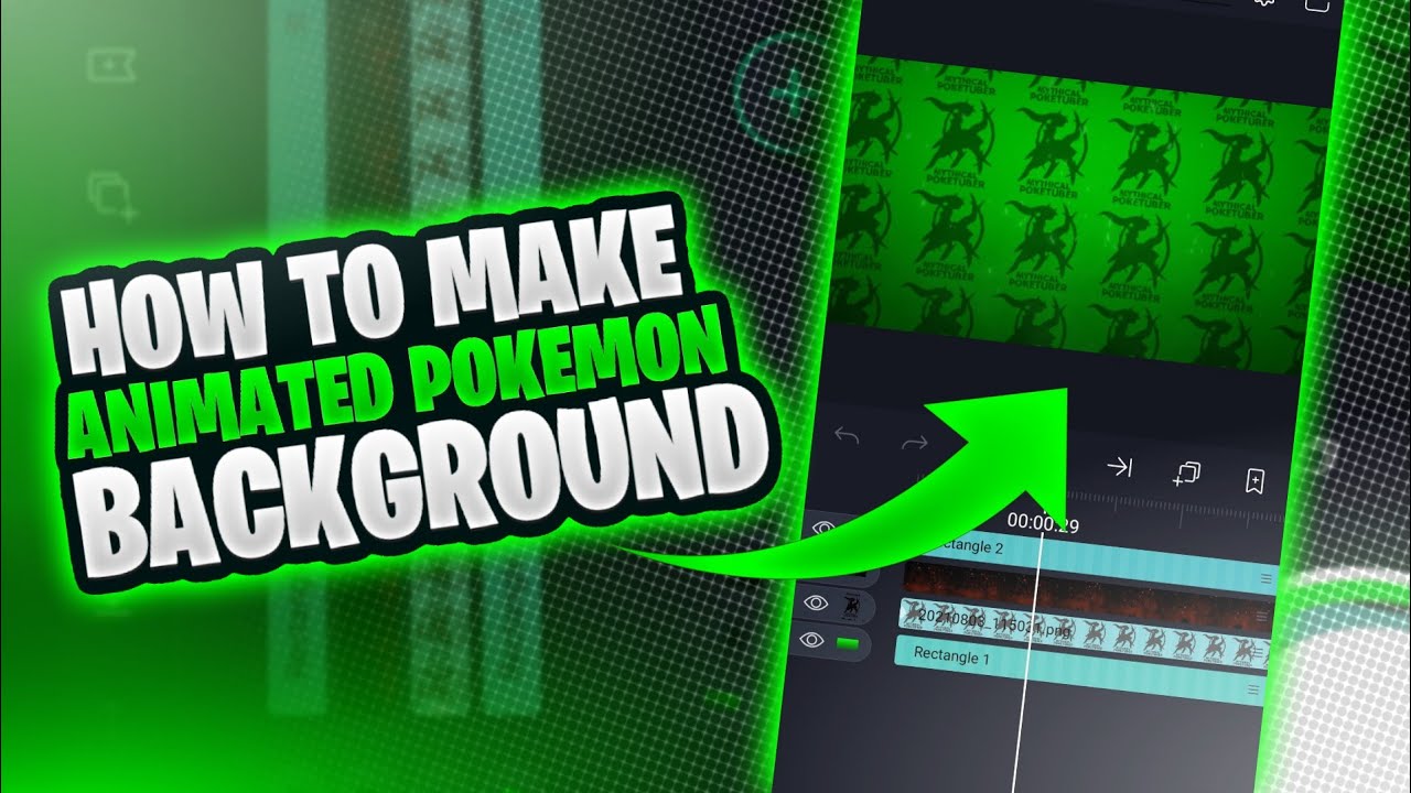 How To Make Animated Pokemon Background | How To Make Pokemon Background | In Hindi