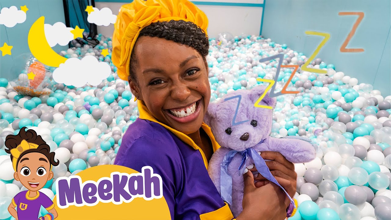 Meekah's Bed Time routine and Sleepover Party (Including Ball pit)