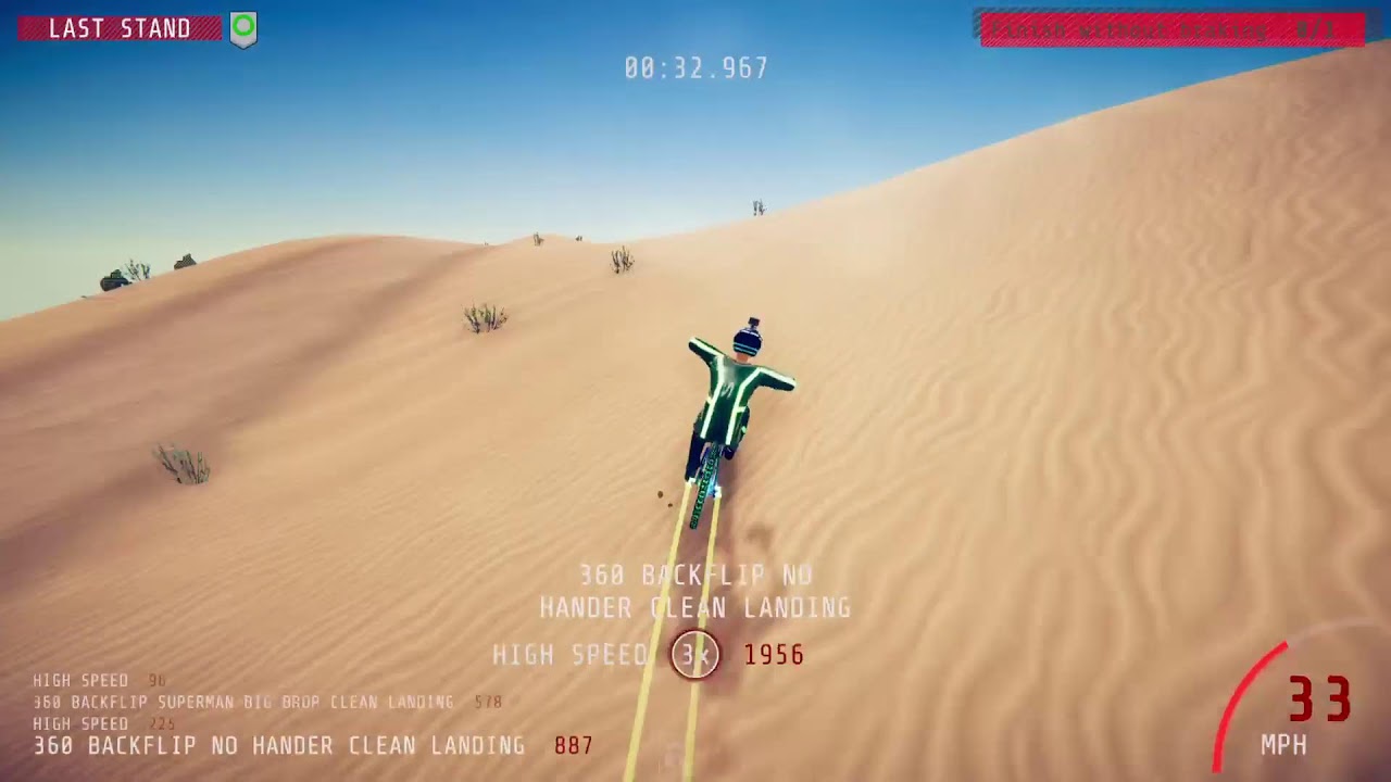 Playing descenders Trying to get lux bike.