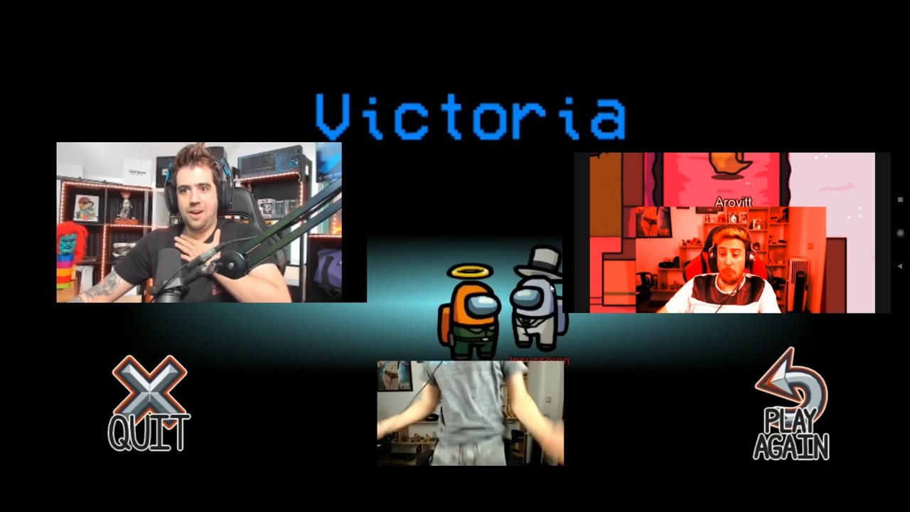 QUE MENTIROSO!!!! ASESINO TRISTE!!! Among Us xfarganx, AuronPlay