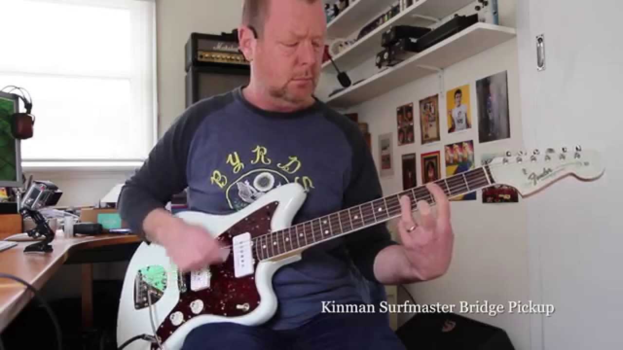 KINMAN: SurfMaster (Bridge) & FatMaster (Neck) Zero-Hum Pickups vs Fender AVRI's