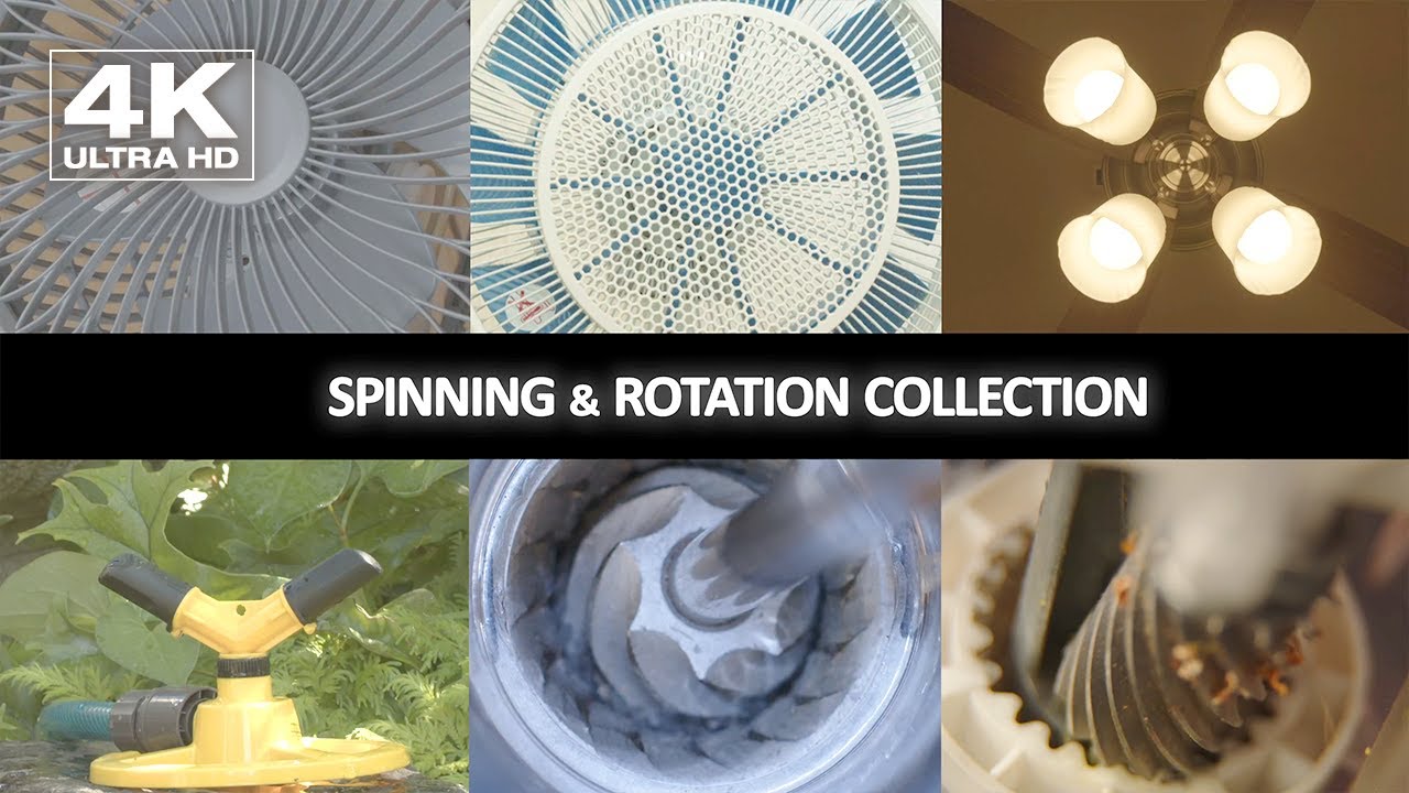 Everyday Objects in Rotation – A Spinning Collection【4K】