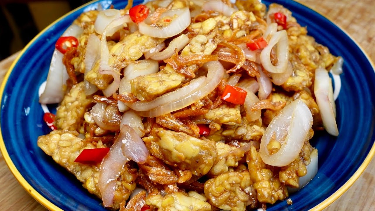 Tempeh炒江鱼仔🐟超级下饭菜，营养又健康‼️Fried tempeh with anchovies🐟 Super meal, nutritious and healthy‼ ️