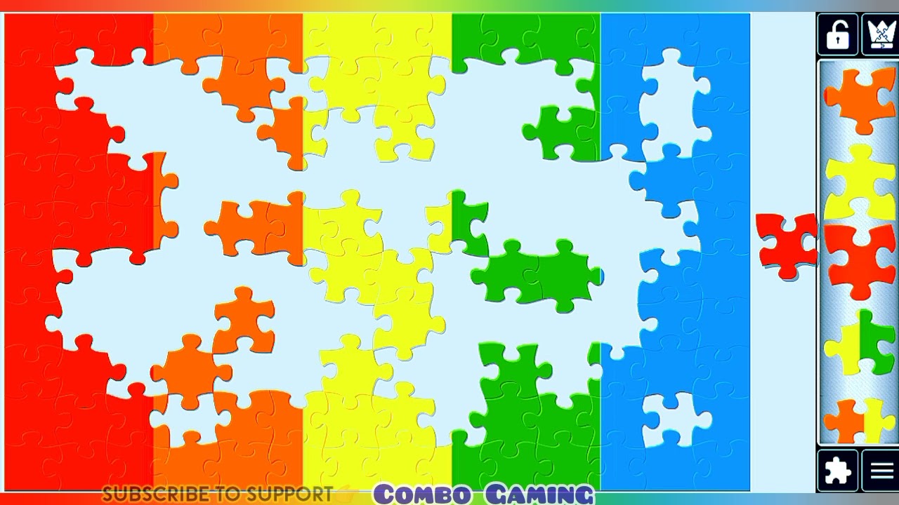puzzle #2060 gameplay || hd new colorful colors pattern jigsaw puzzle || @combogaming335