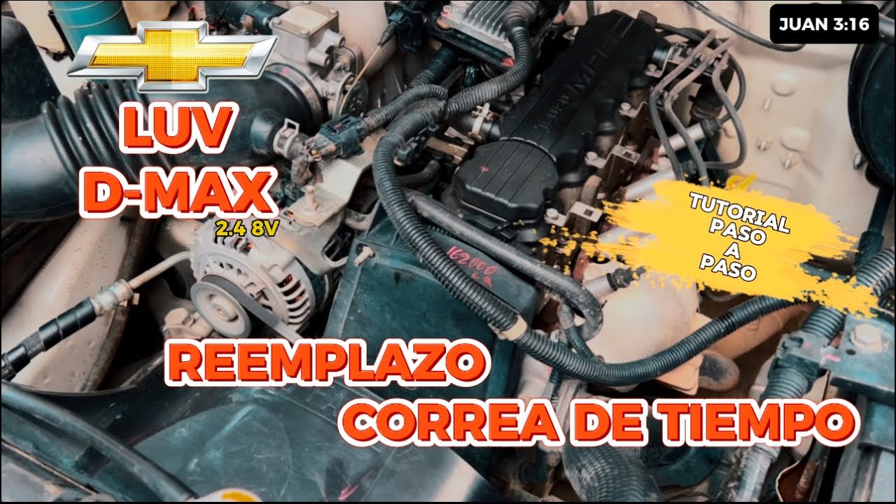 COMO CAMBIAR CORREA DE DISTRIBUCIÓN DE LUV DMAX 2.4 8v | ISUZU LUV 2.2 8v
