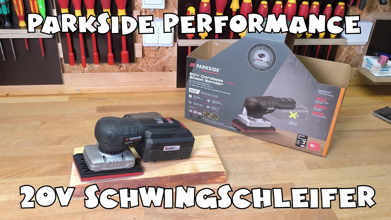 PARKSIDE PERFORMANCE® 20 V Akku-Schwingschleifer PAMSP 20-Li A1