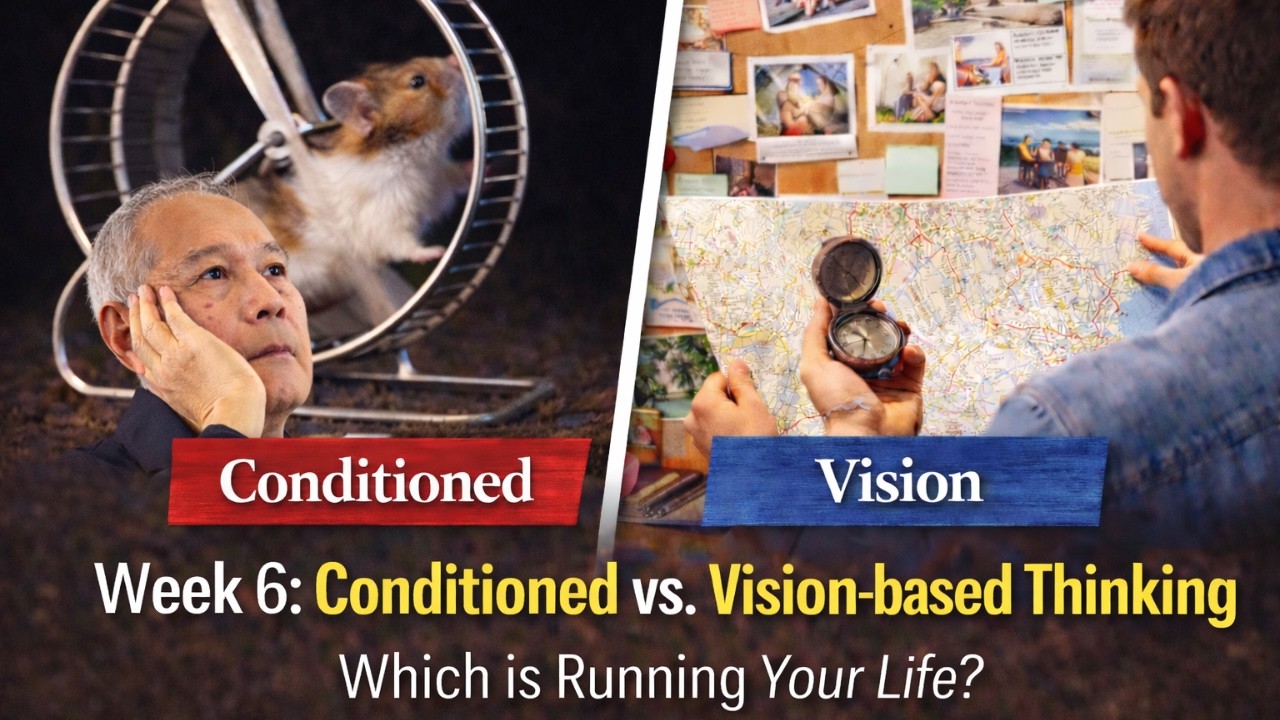 Week 6: Conditioned vs Vision based Thinking | Which is Running Your Life? - George Goh Coaching