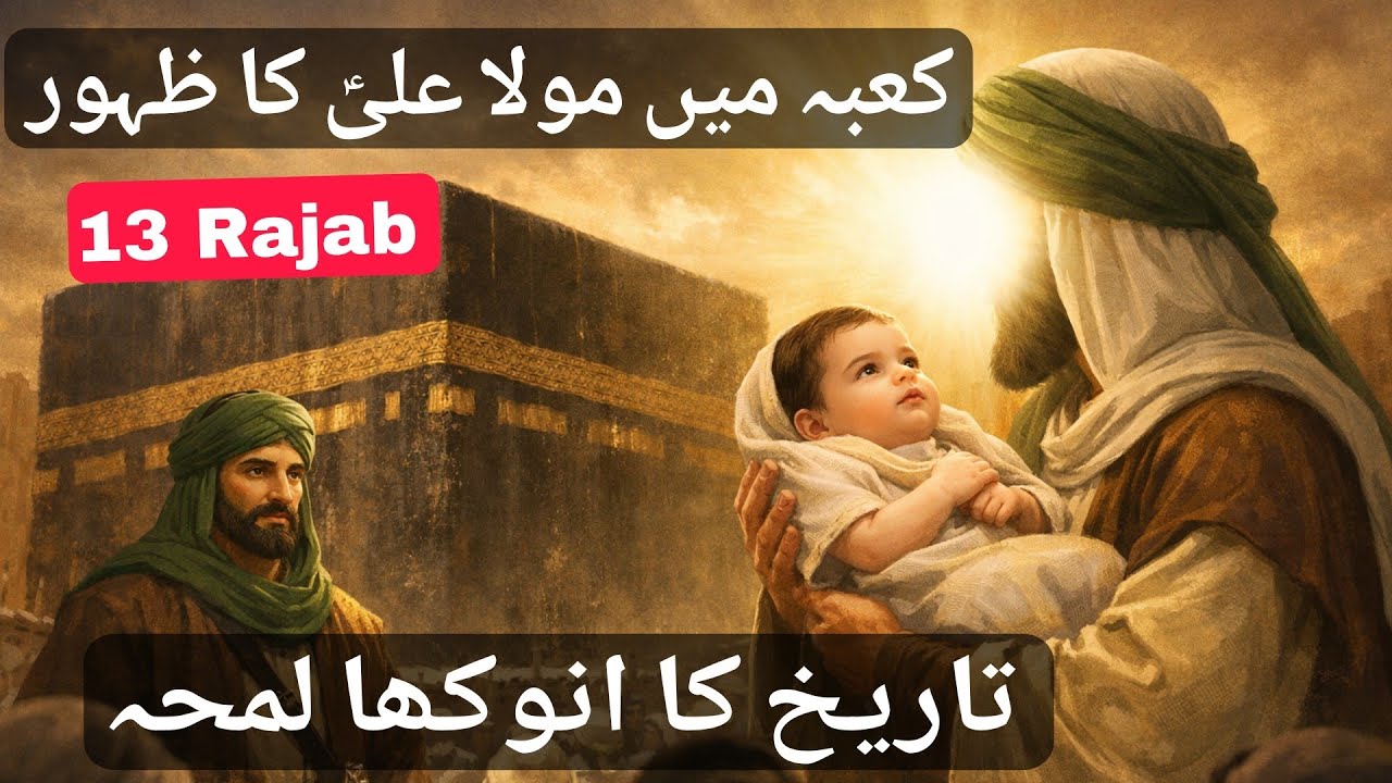 13th Rajab | The Divine Arrival of Maula Ali (A.S) Inside the Kaaba | A Miracle of History